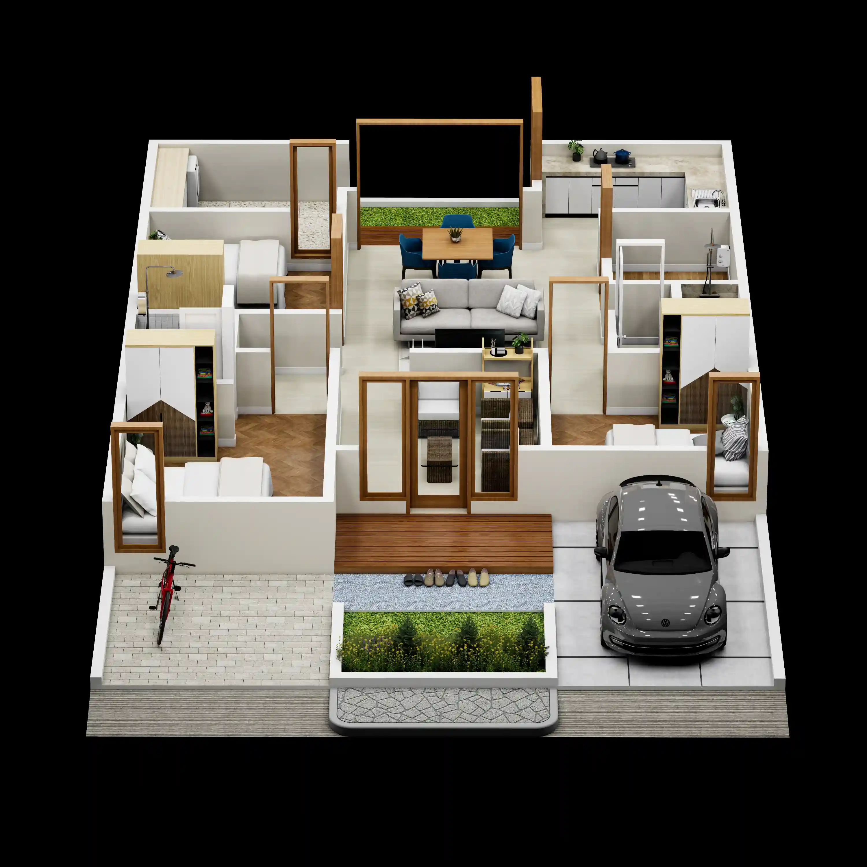 3D Elevation & Virtual Walkthroughs