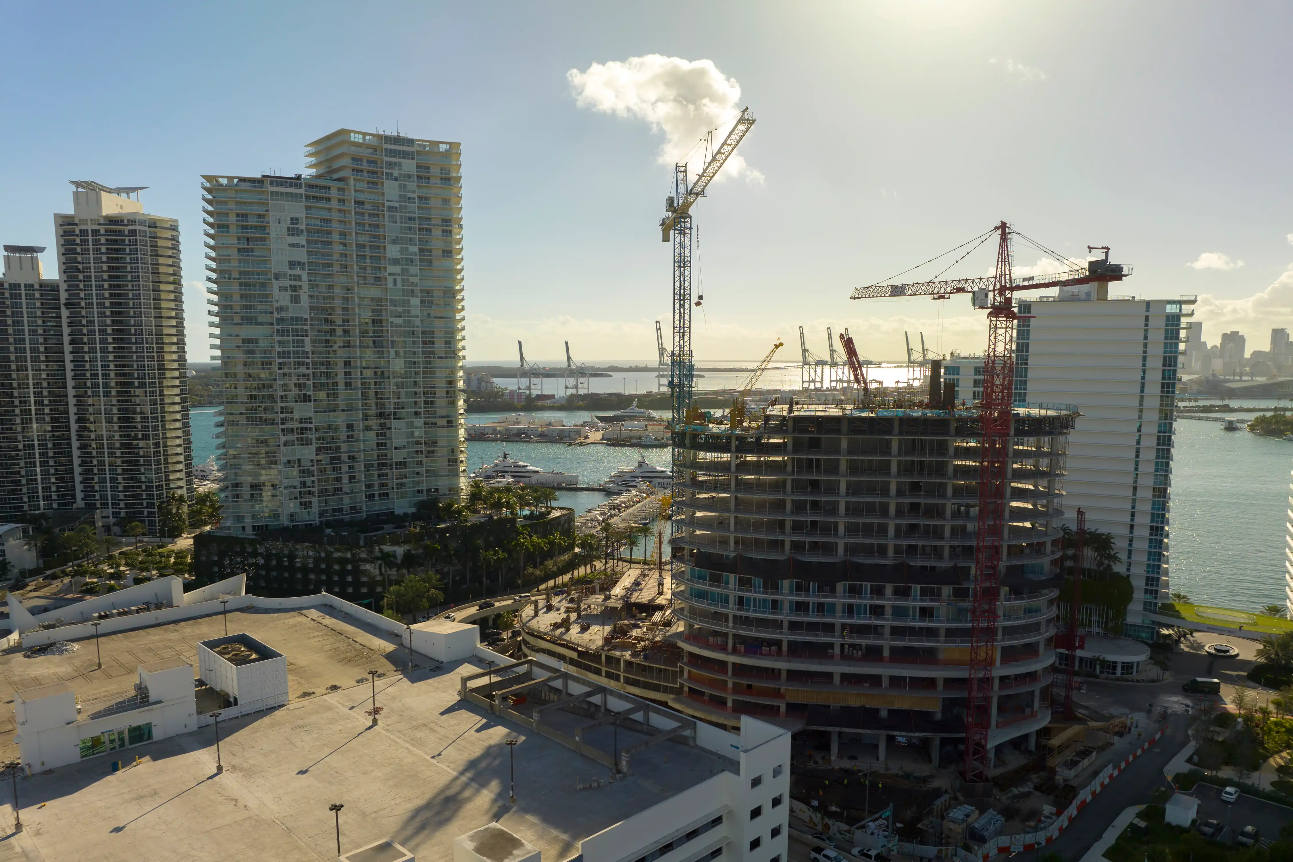 Building construction process in Saidapet